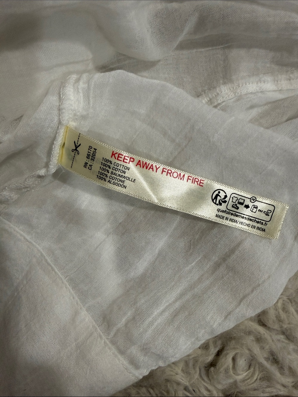 Free People Marcella Midi Boho‎ Dress in White Size XS - Picture 11 of 12